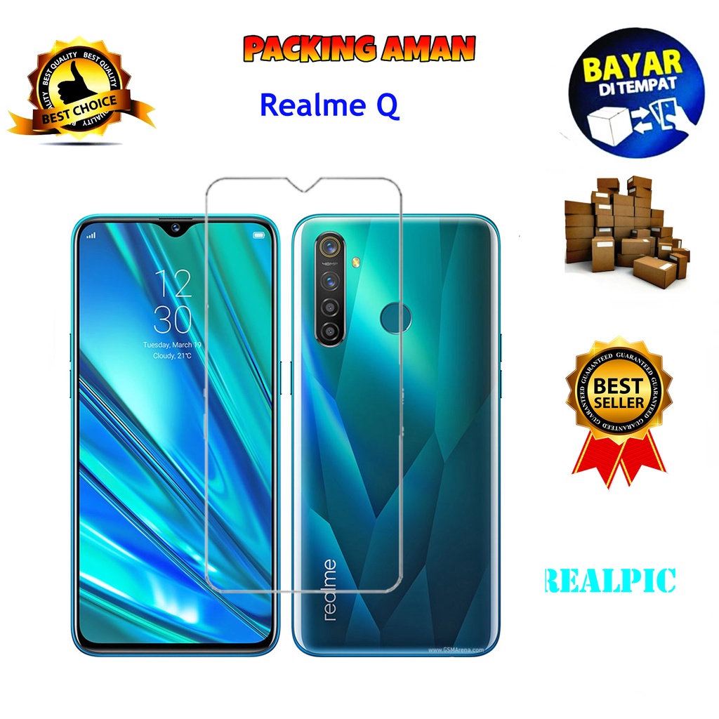 Tempered Glass Realme Q 2019 Screen Protector Anti Gores