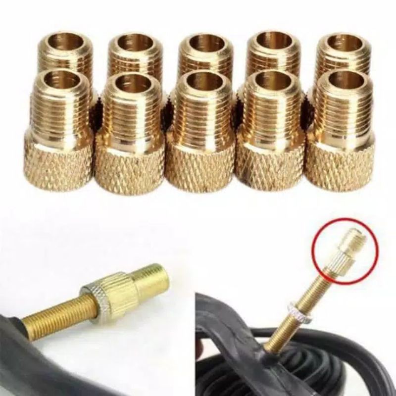 Adaptor Pentil Velve Sepeda Fixie - Pentil Sepeda