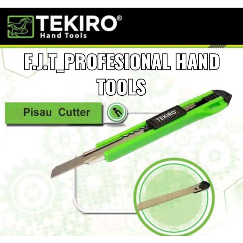 

TEKIRO - GT PC 1561 Cutter Knife PC 9mm