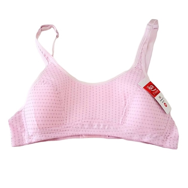 Bra / BH Remaja Elena 4004 (Tanpa Busa, Tanpa Kawat, Kait 3, Cup A)