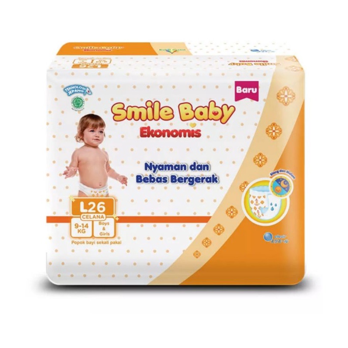 Goon Smile Baby Ekonomis XL 34+4 , XL 24 , XL 16 , L 26 , M 30