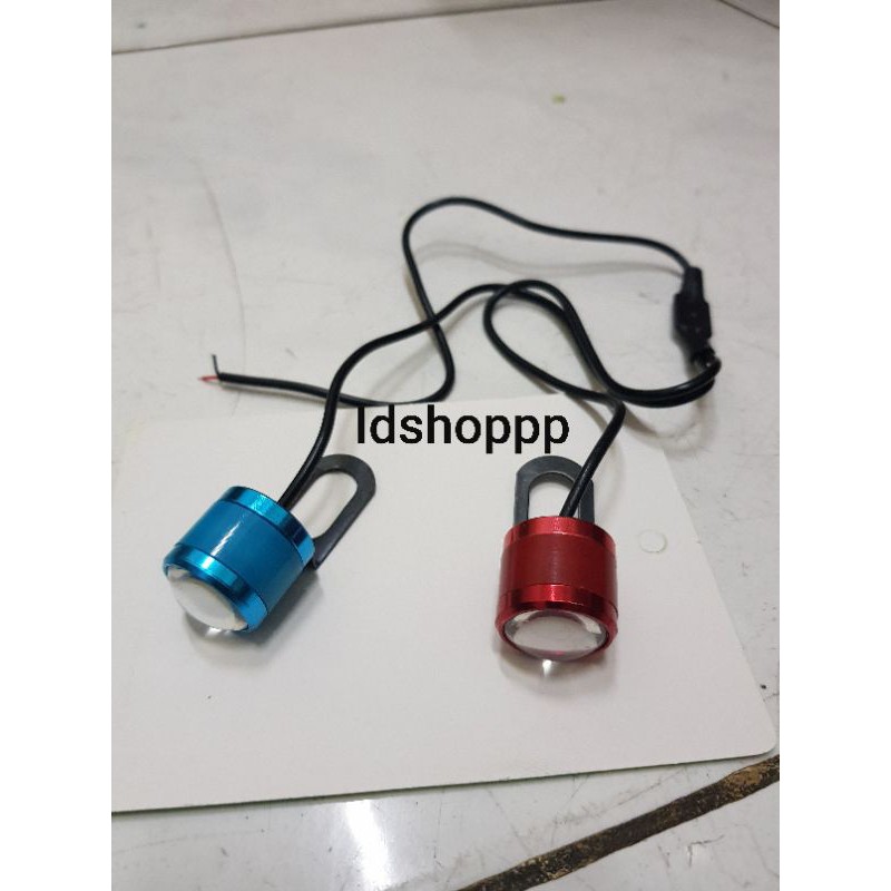 Lampu Mata elang brecket panoramic 3 mode flash merah-biru