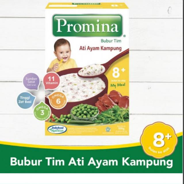 Promina 8+  bubur bayi ati ayam kampung 100gr