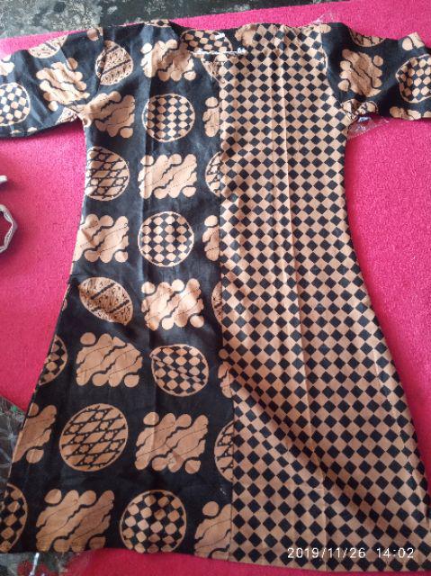 Nr Group Terlaris Serut Genes Jelita Tunic Navbor Yelbor Whitbor Creambor Tunik Batik Modern  Hrb030