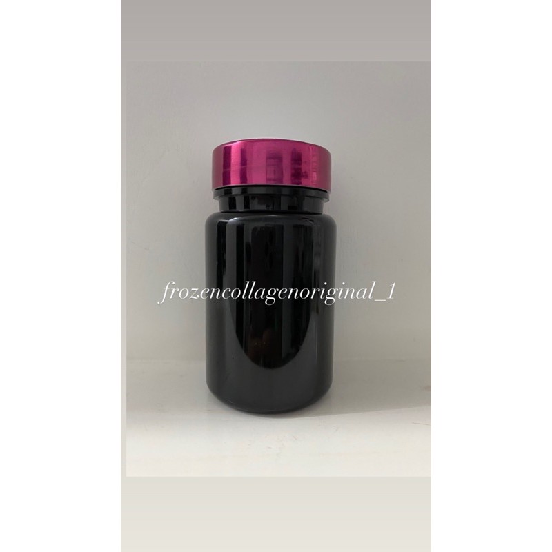 Botol Herbal Kapsul Obat 100ml HITAM