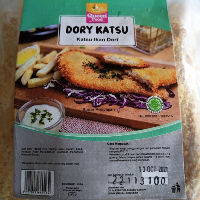 

Queen Food Dory Katsu 350 gr