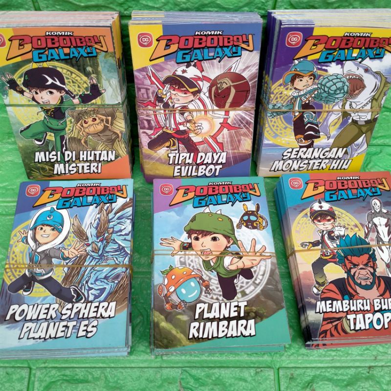 KOMIK BOBOIBOY GALAXY/LEGEND HERO COMICS FULL COLOR