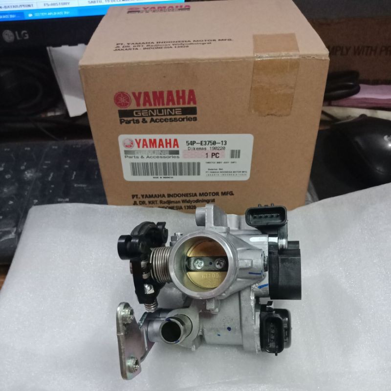 THROTTLE BODY ASSY 54P MIO J SOUL GT XRIDE FINO 115 ORIGINAL ORI ASLI YAMAHA YGP 54P-E3750-13
