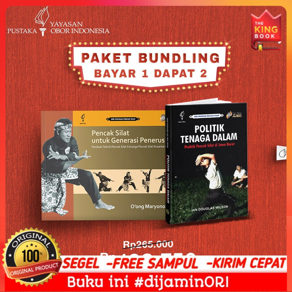 Paket 2 Buku Pencak Silat Generasi Penerus & Politik Tenaga Dalam