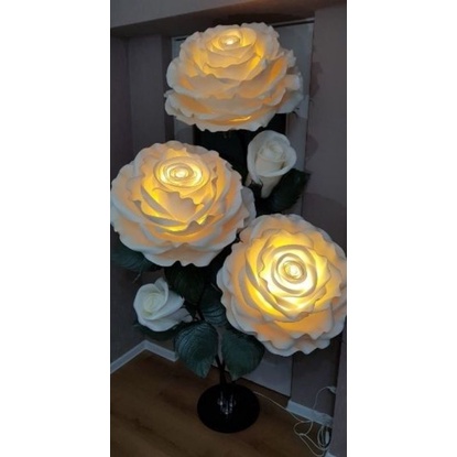 standing lampu bunga, standing flower