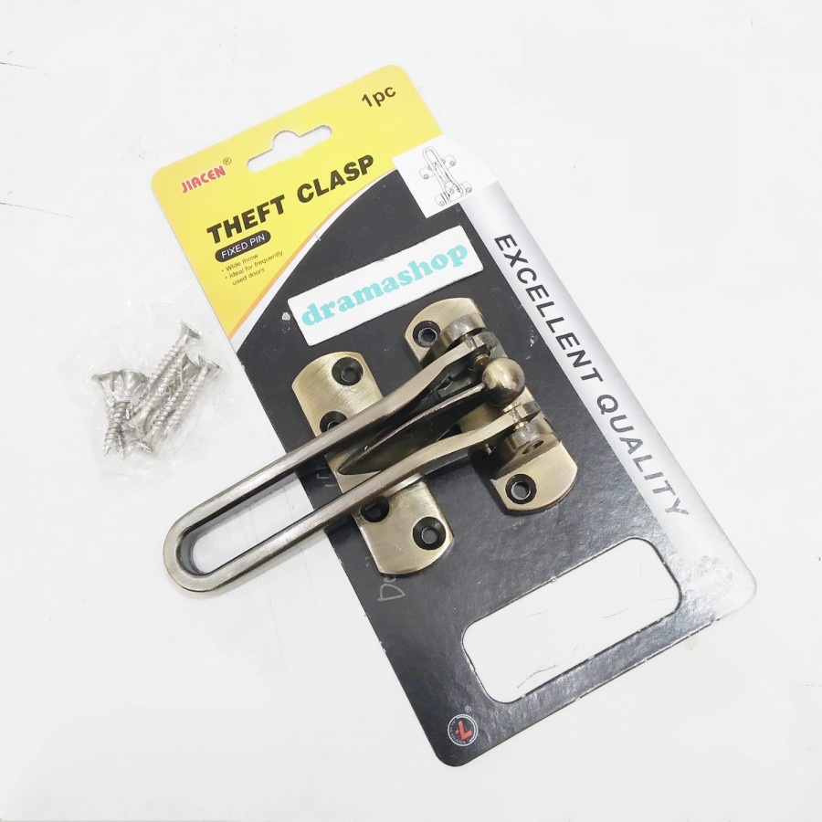 door quard slot rantai pengaman pintu rumah tambahan theft clasp klasik modern