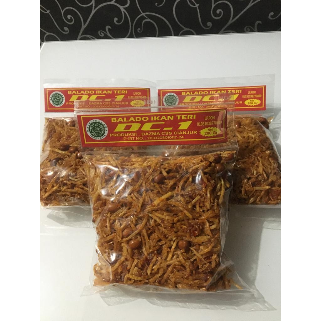 

Balado Ikan Teri