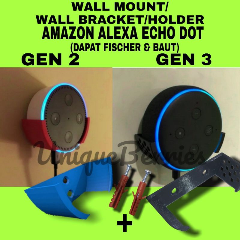 Amazon Alexa Echo Dot Wall Mount Bracket Holder