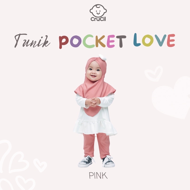 CruCil Tunik Anak Pocket Love &quot;Kantong Cinta&quot;