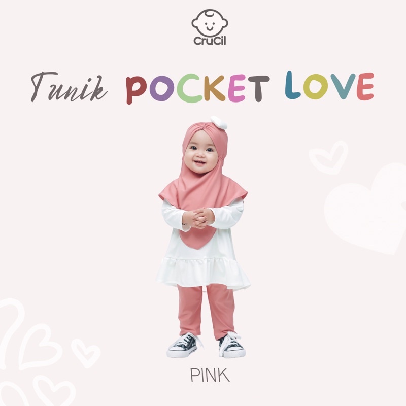 CruCil Tunik Anak Pocket Love &quot;Kantong Cinta&quot;