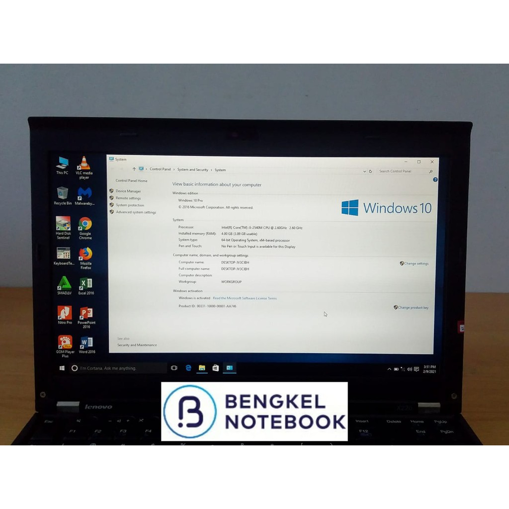 Laptop Lenovo Thinkpad X220