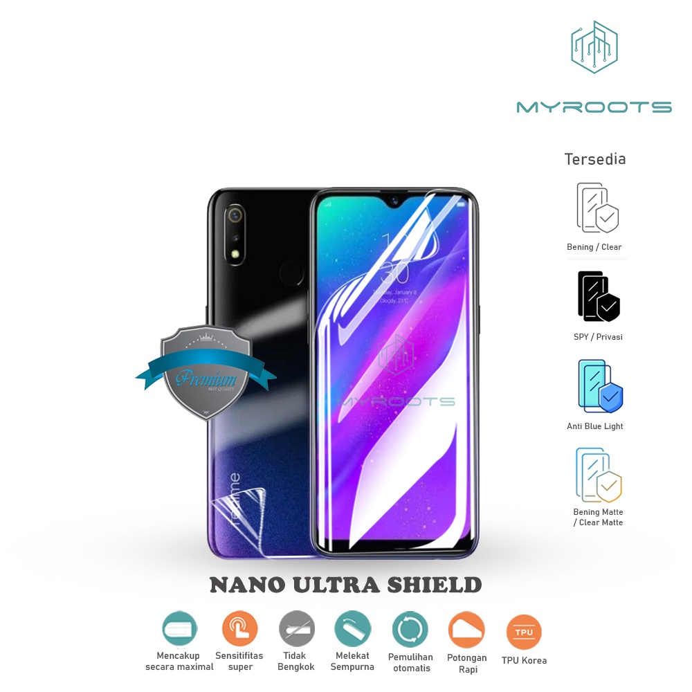 ANTI GORES JELLY HYDROGEL REALME 3 PRO FULL DEPAN BELAKANG SCREEN GUARD PROTECTOR