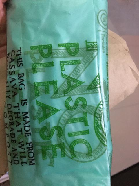 Bali Kantong Cassava Sampah Organic Nabati Compostable Garbage Zero Waste Sustainable Produce Bag