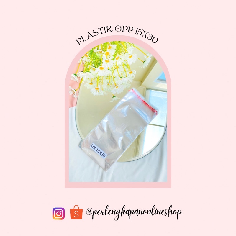 

Plastik Bening Hijab / Plastik Bening Lem UK 15x30 / Plastik Paper (Opp)