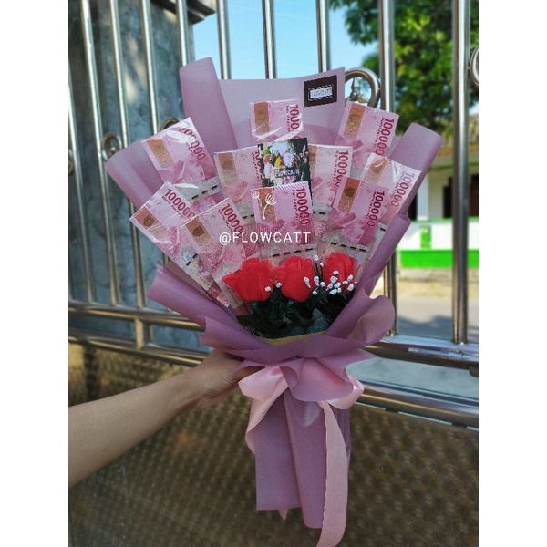 Buket Uang/ Bucket Money / Bucket Uang / Buket Money/ Buket Uang Asli/ Bucket Uang Asli / Bouquet Mo