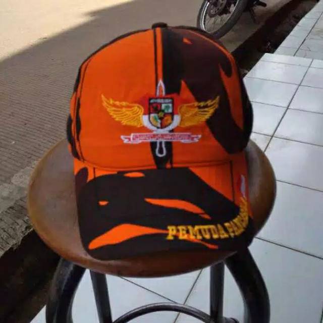 topi loreng PEMUDA PANCASILA/topi full bordir ORGANISASI/ORMAS