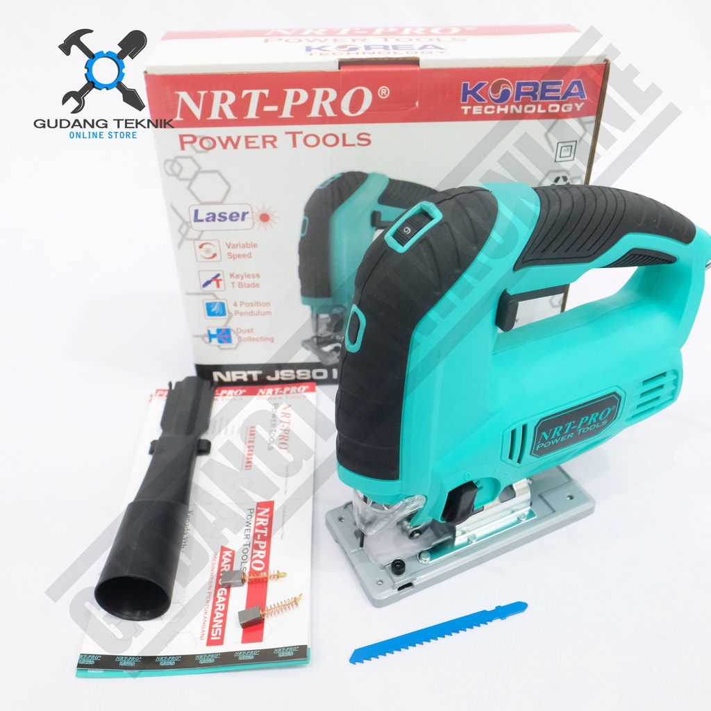 Mesin Jigsaw NRT PRO JS80HD / Jig Saw JS 80 HD NRT PRO - Mesin Gergaji Kayu Triplek Mika