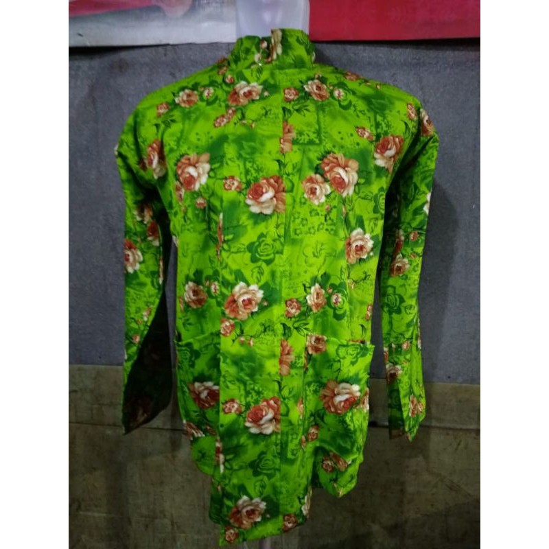 Baju sorjan kembang/baju surjan jogja bunga/sorjan bunga