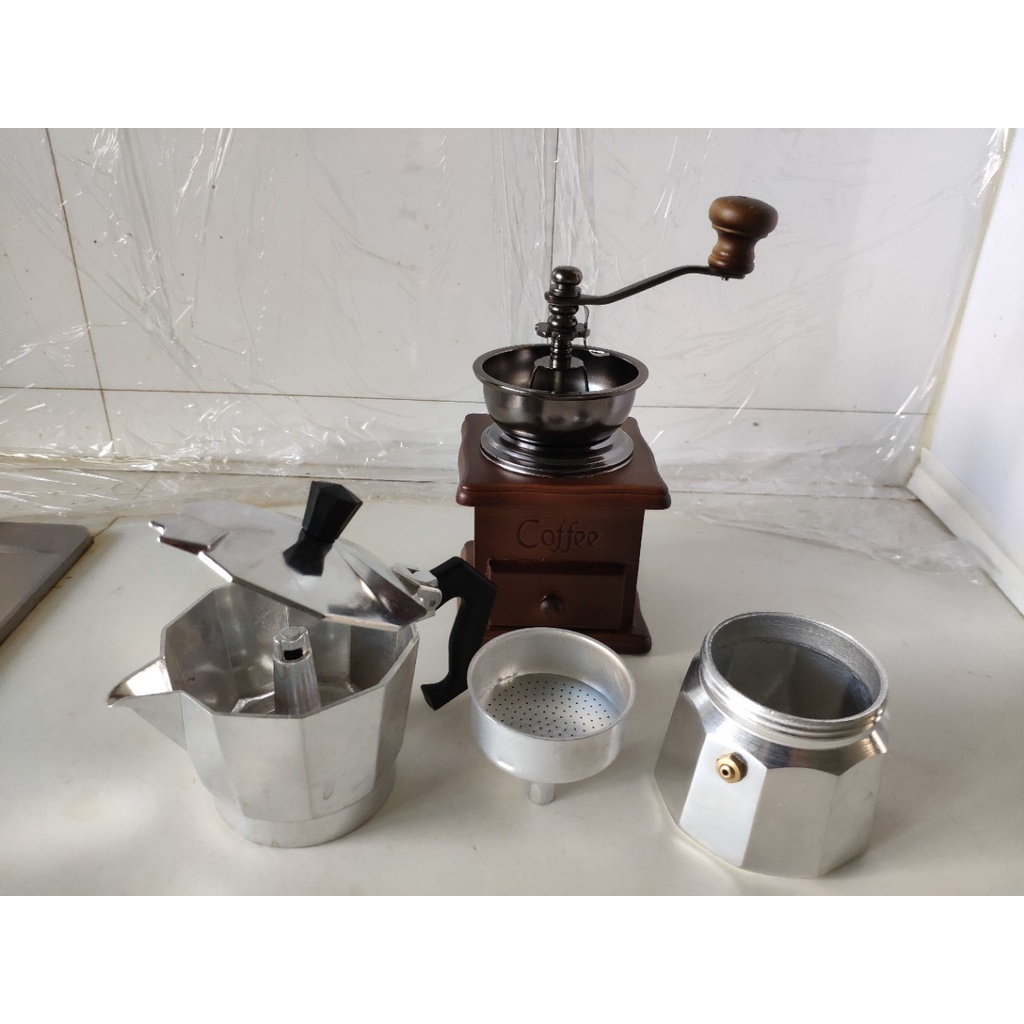 Moka Pot Coffee Maker - Moka Pot Espresso 1 cup, 3 cup, 6 cup, 9 cup-8