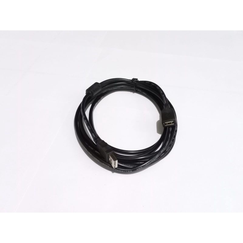 KABEL USB EXTENTION 2.0 JSTECH BLACK GOOD QLTY 3M