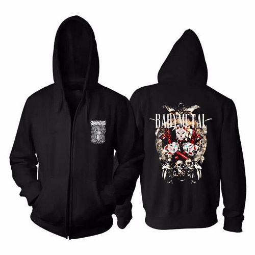 Jaket Hoodie BABYMETAL JAPAN Band Babymetal Hoodie Zipper Dengan Ritsleting Casual Unisex Hoodie Bah