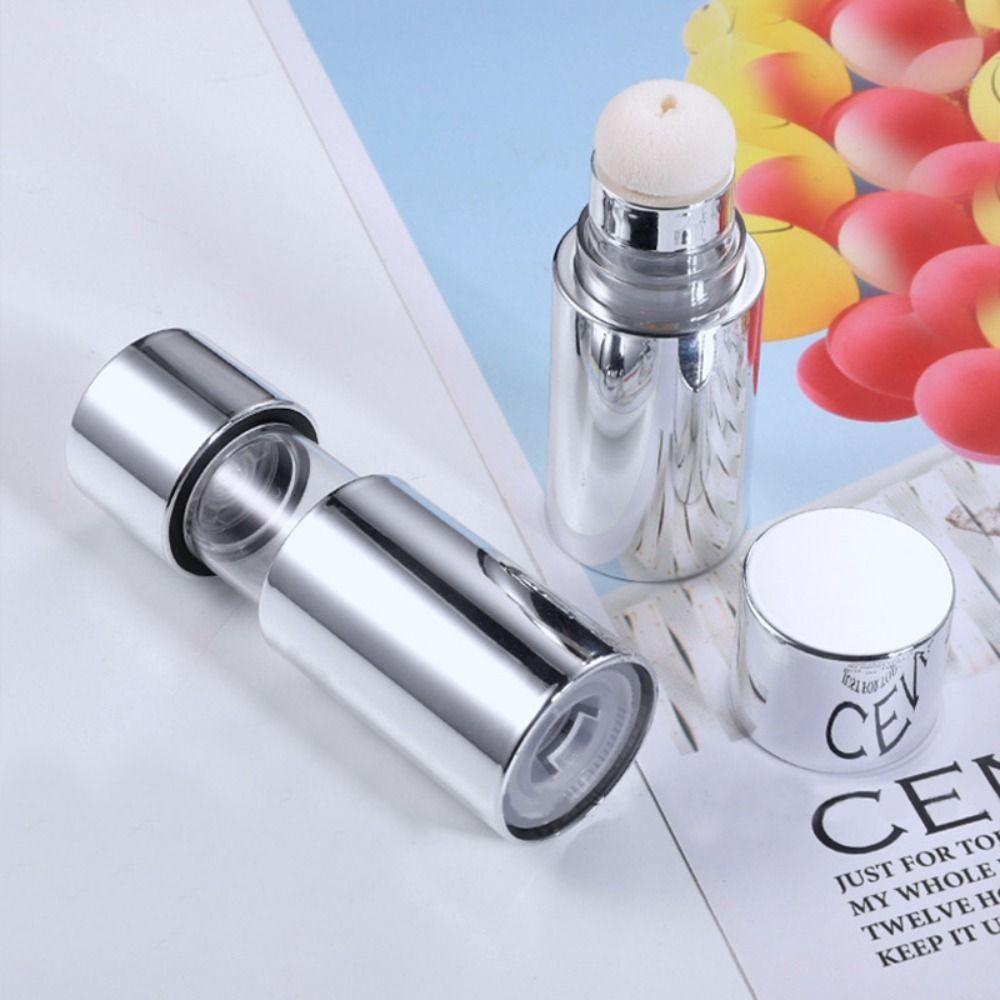 [Elegan] Air Cushion Tabung Kosong Portable 20ml Bubuk Cair Rotable Base Alat Makeup Botol Isi Ulang