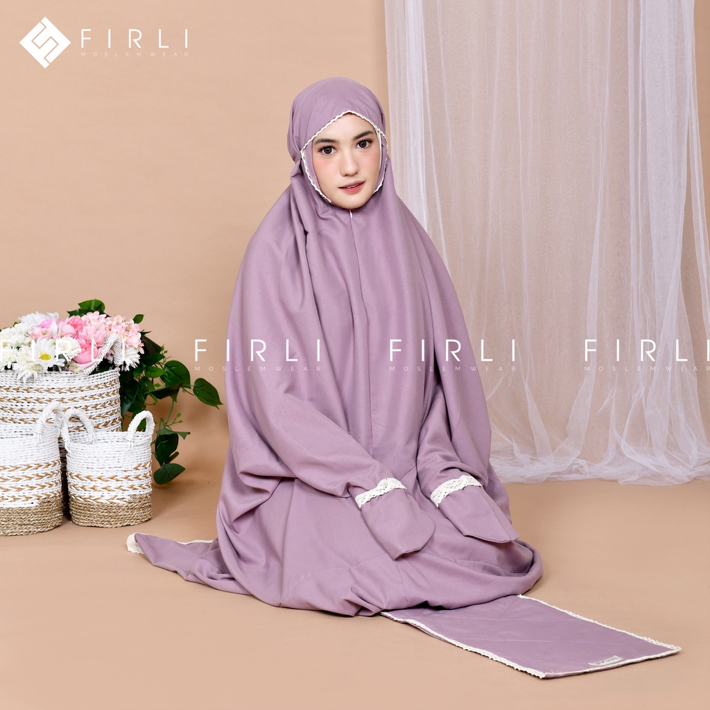 Mukena Terusan 2in1 Dewasa Katun Micro Premium