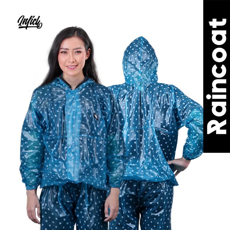 AUTHENTIC Jas Mantel Hujan Motor Setelan Jaket Celana Sauna Jaz Ujan Karet Wanita Pria Cowok Dewasa Anti Rembes Tebal Anti Jebol Kuat Keren Rain Coat Berkualitas