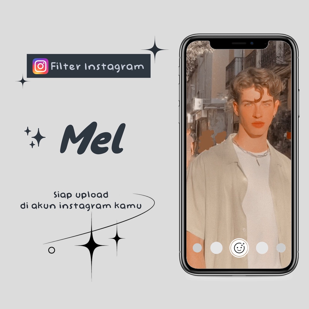 FILTER INSTAGRAM - MEL ( by @username kamu &amp; Nama Filter Bisa Diubah)