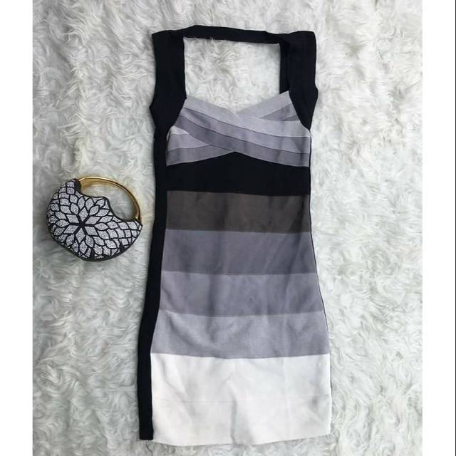 dress Bahan HERVE LEGER preloved
