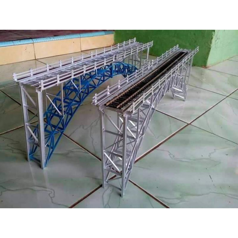 miniatur jembatan kereta api indonesia