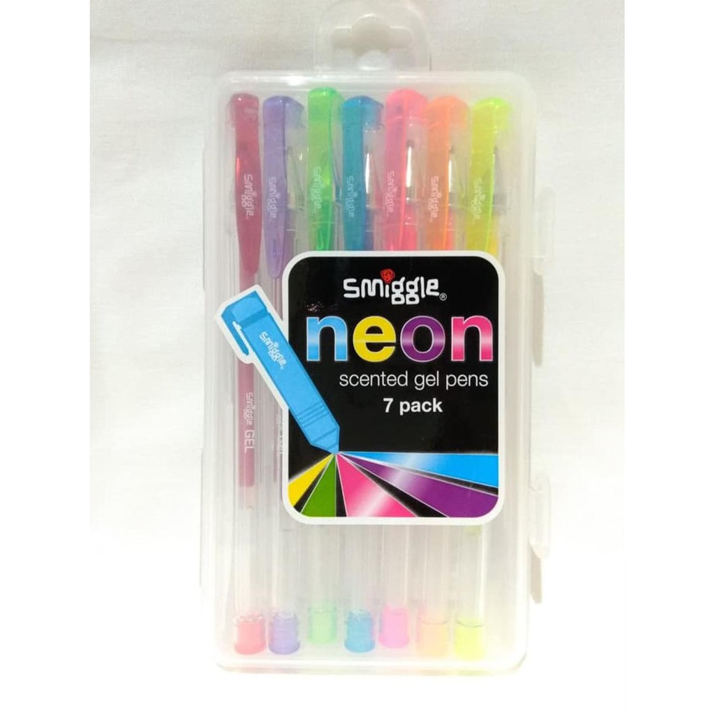 

SMIGGLE ORIGINAL NEON Scented Gel Pens Pen Warna warni ori Pulpen