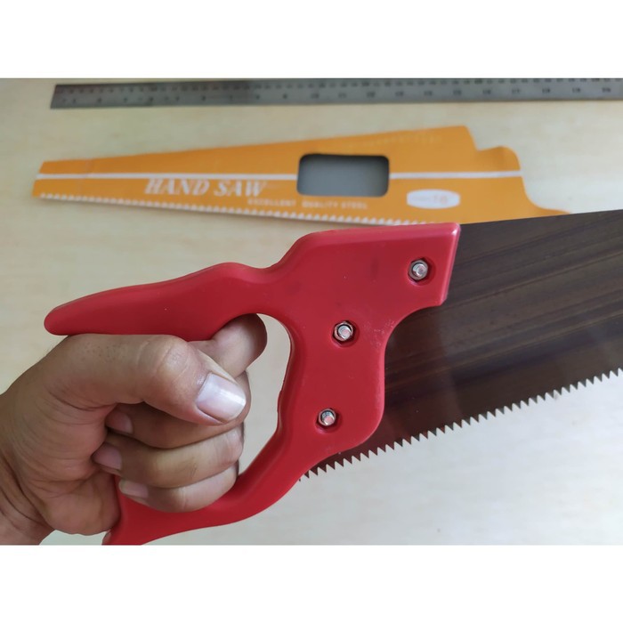 GERGAJI KAYU GAGANG PVC 20&quot;/HAND SAW/GERGAJI BANGUNAN TUKANG/GERGAJI POTONG SIAP PAKAI MURAH