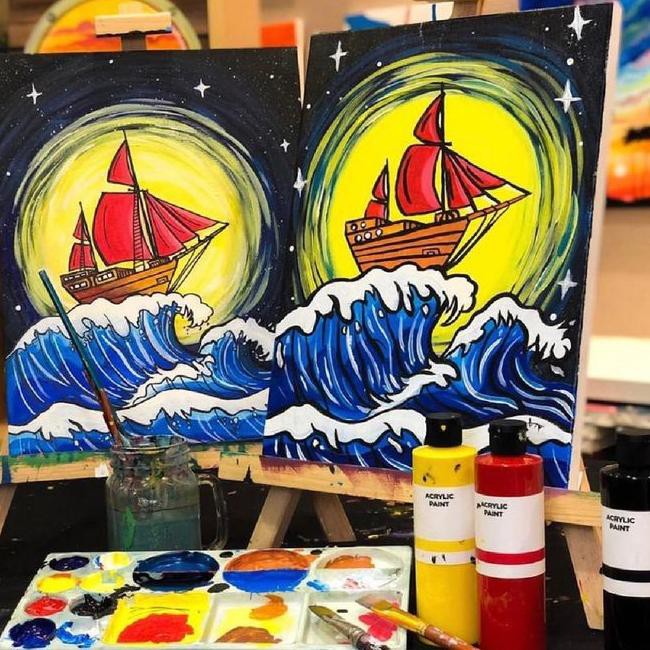 

xvd.>!568QF Cat Akrilik Set - isi 5 (ukuran 100 ml)