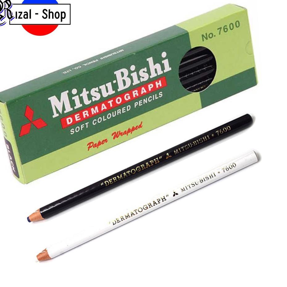 

㊍ Pensil Kaca Dermatograph MITSUBISHI Hitam/Putih/Warna ㄸ