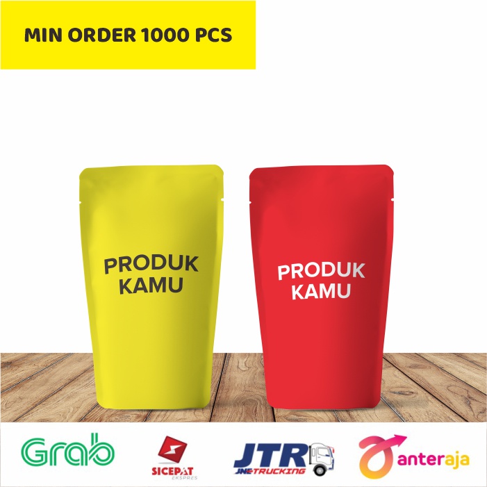Jual KEMASAN STANDING POUCH 16 X 24 KEMASAN STANDING POUCH CUSTOM FULL