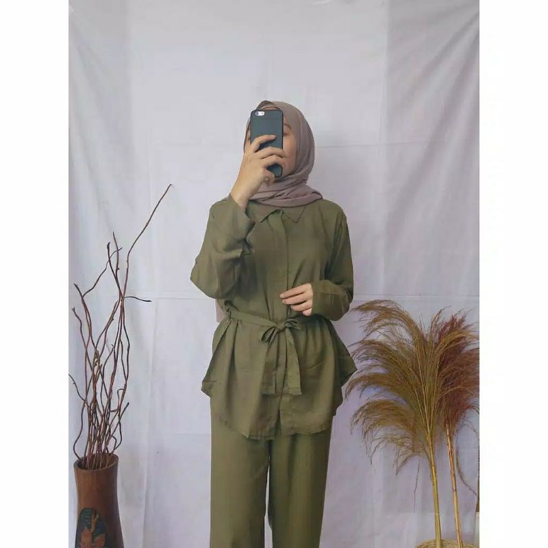 [ COD✅ ] PAJAMAS - DAILY SET SALSA MOTIF POLOS-BUSUI FRIENDLY -STELAN PIYAMA JUMBO -BAJU TIDUR RAYON