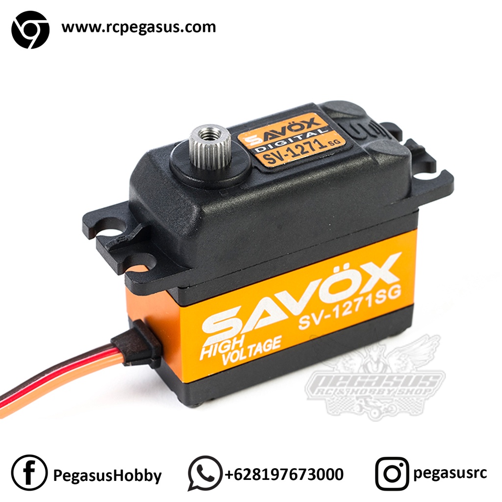 Savox SV-1271SG Monster Torque High Voltage Steel Gear Digital Servo