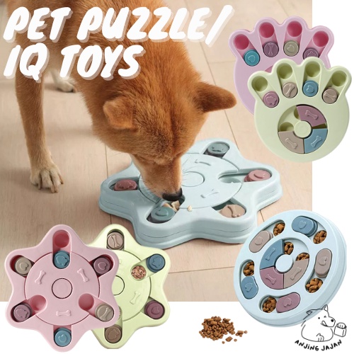 Mainan Anjing / Kucing Pintar | Dog Cat Puzzle Smart Puzzle Toy | IQ Toys | Anti Bloat | Anti Chocking | Mainan Puzzle Anjing / Kucing