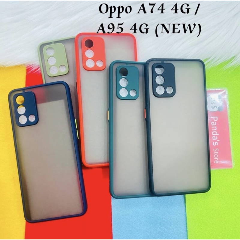 Case Oppo A74 4G / A95 4G (New) My choice Polos + Ring Kamera / Pelindung Kamera (PsS)