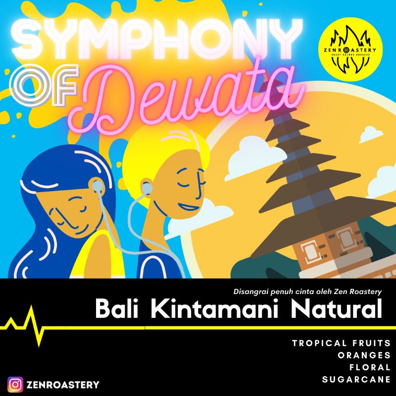 

Kopi Bali Kintamani Natural 100 gr Zen Roastery