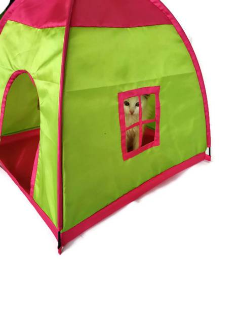 Tenda Kucing Pelangi 50x50