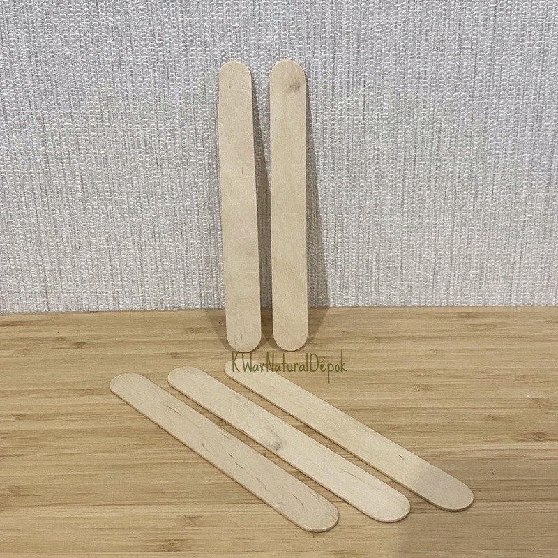 Jual Spatula Kayu untuk Waxing isi 5 buah Shopee Indonesia
