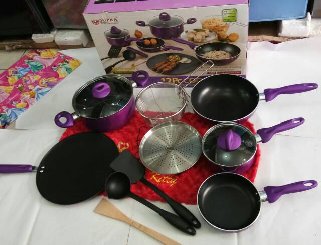 SUPRA PANCI SET 12 PCS - Supra Rosemary Premium Cookware set Supra Original Sauce Pan