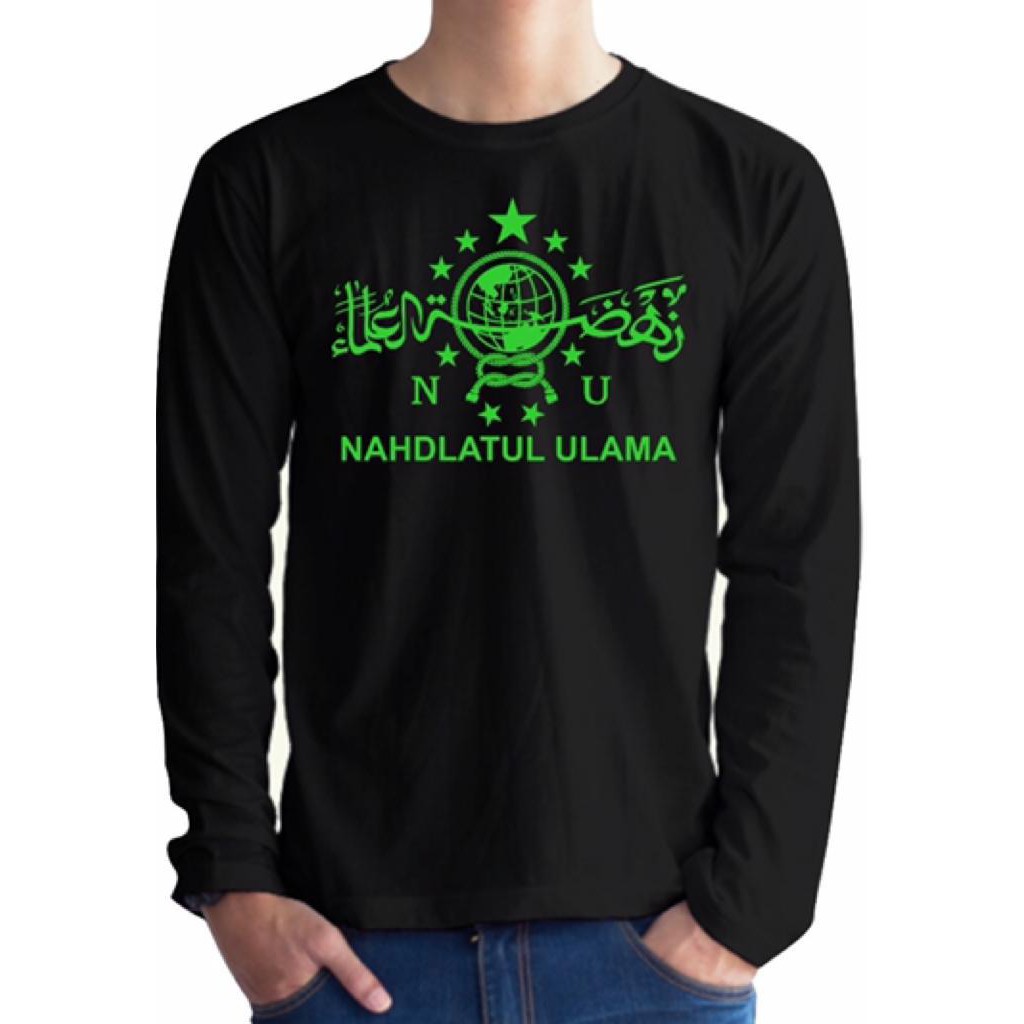 Topmode kaos  pria  dewasa NU nahdlatul ulama lengan  